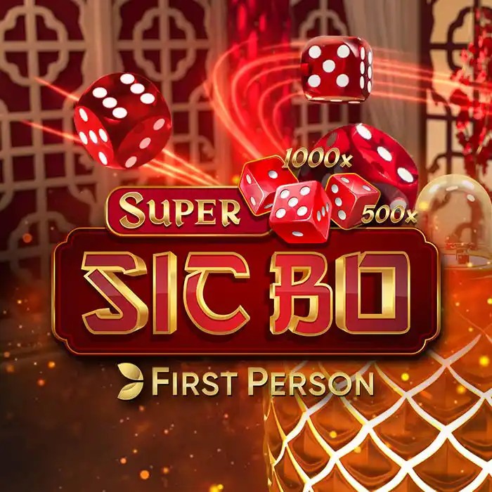 Super Sic Bo online game logo by Evolution on betriot-greece.com
